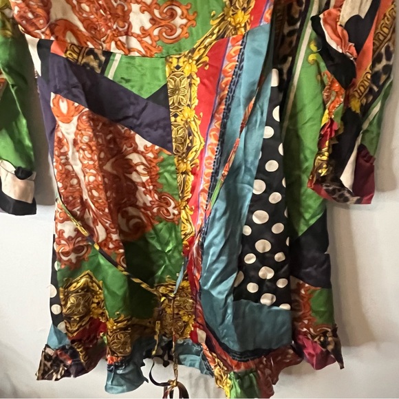 NWT Kooples Silk Dress Very hard to photograph. This is a gorgeous dress Size S - Picture 7 of 8